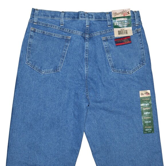 Wrangler 20X Regular Fit Jeans Men's Size 36x36 Premium Stonewashed Denim NWT - Picture 14 of 16